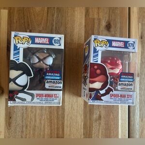 Funko Pop Marvel Spider-Man 2211 & Spider-Woman Mattie 2-Pack NIB